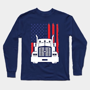 American truck driver Long Sleeve T-Shirt